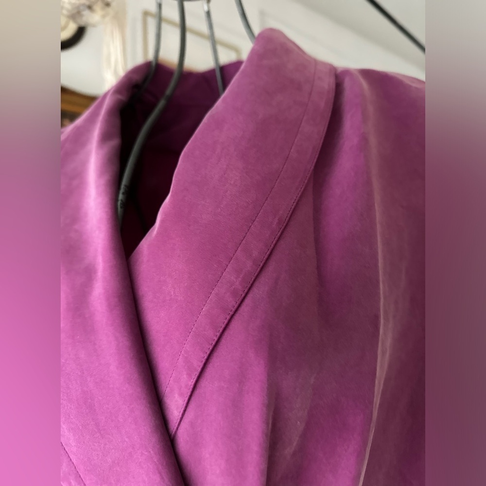 VINTAGE 80s, 100% silk gown, medium/8✨ - Picture 8 of 16